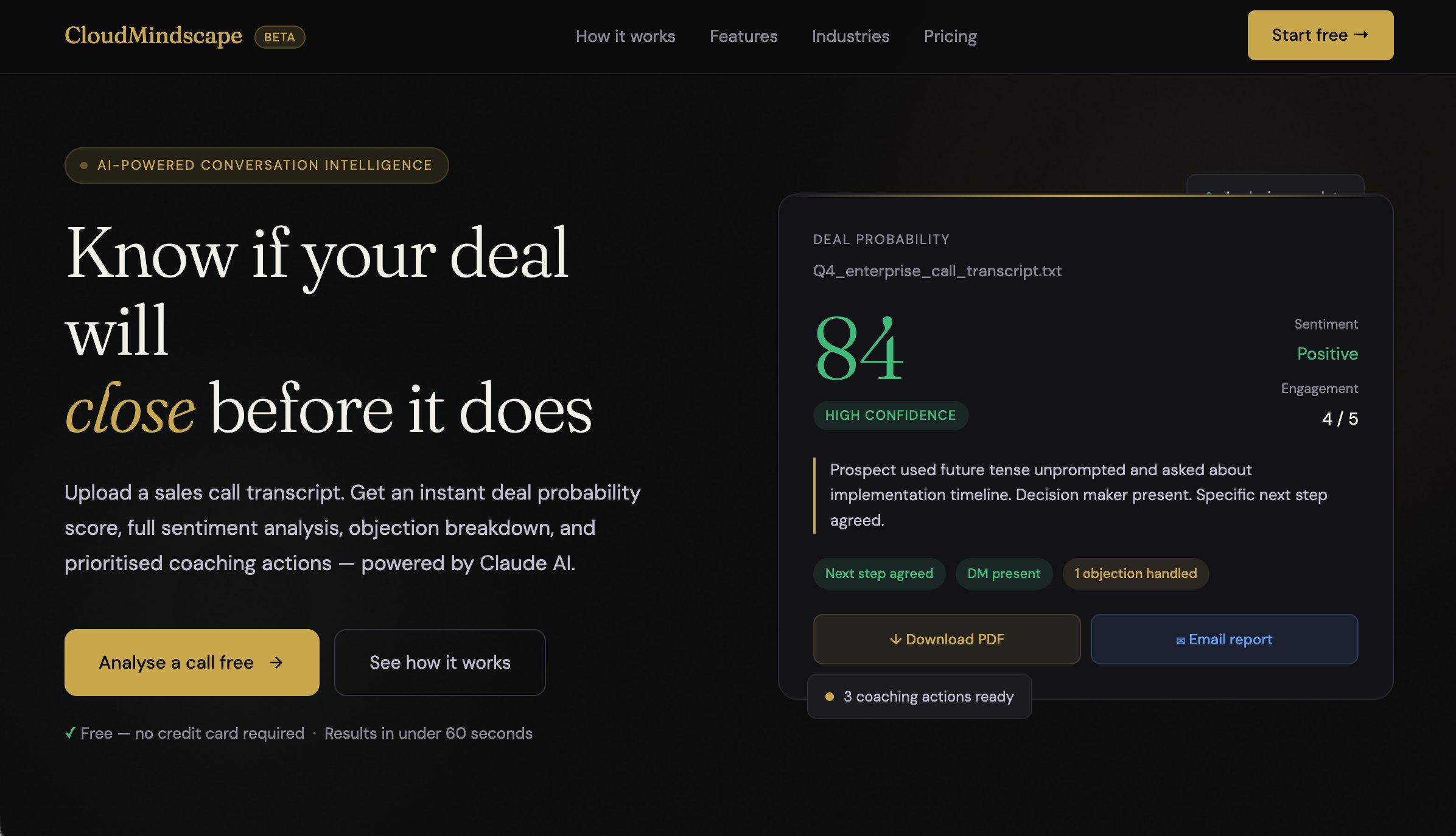CloudMindscape screenshot
